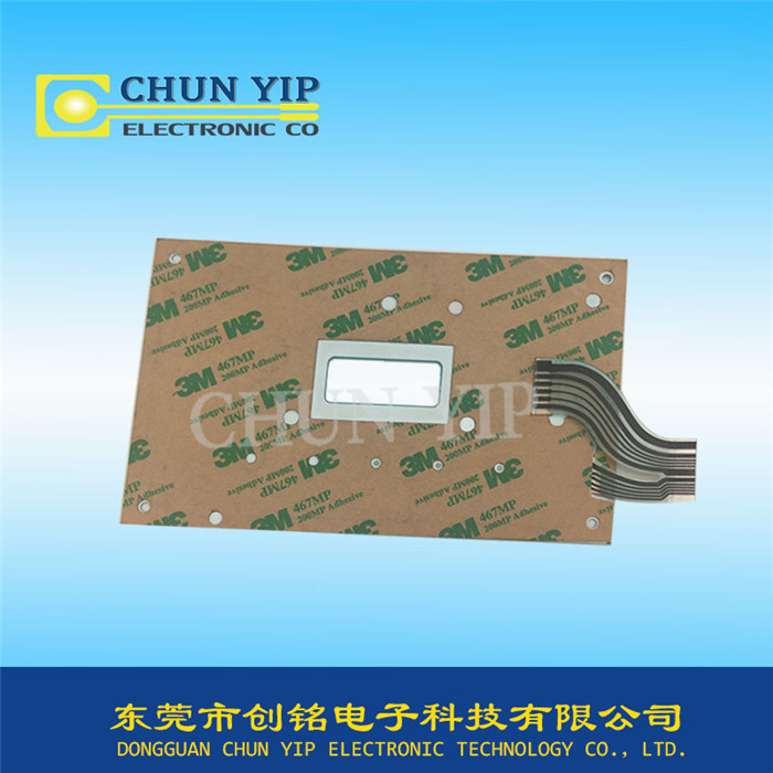 按鍵型薄膜開關出pin背面