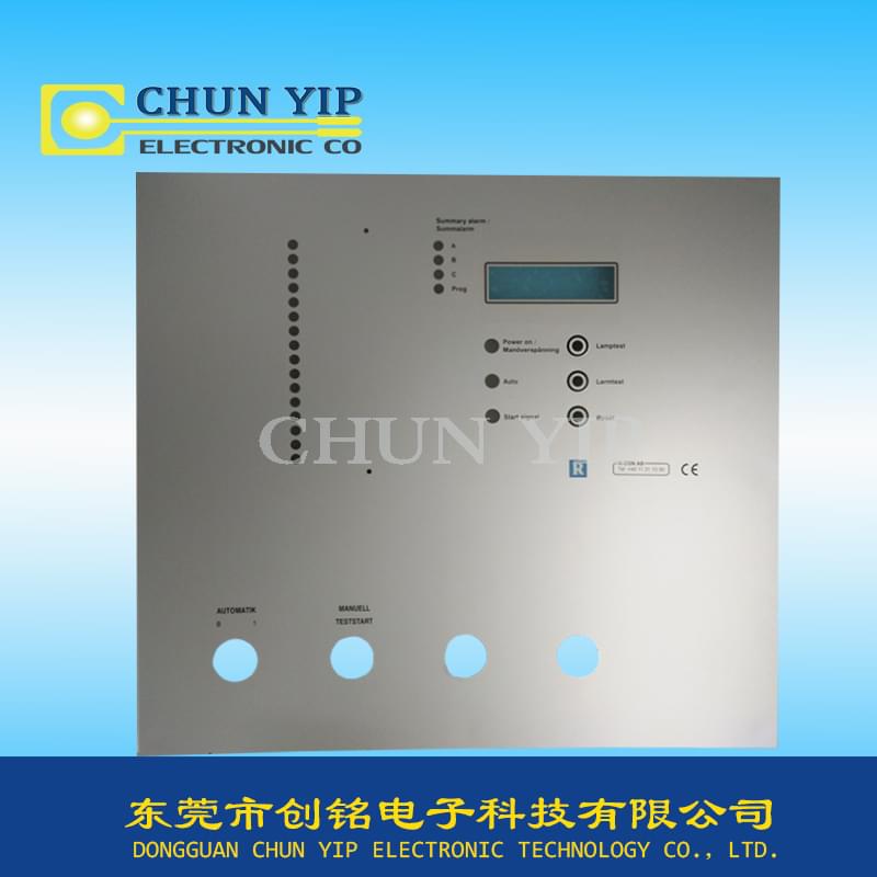 背板薄膜開關，大型機械薄膜按鍵開關