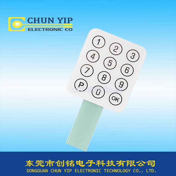 數字按鍵薄膜開關
