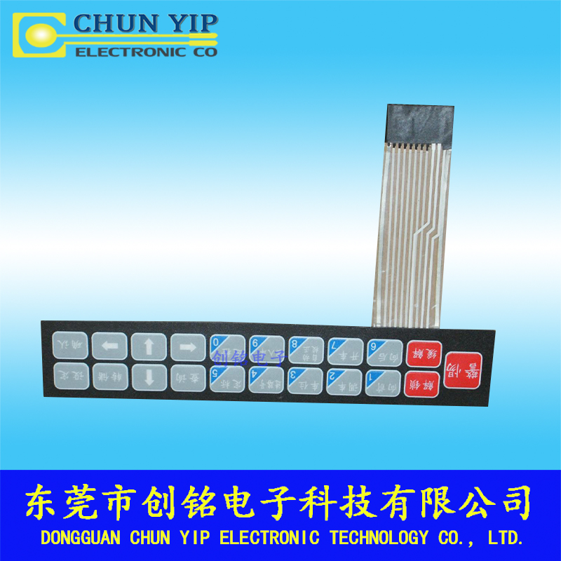 汽車領(lǐng)域薄膜開(kāi)關(guān)